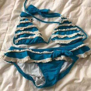 Red Carter Crochet bikini